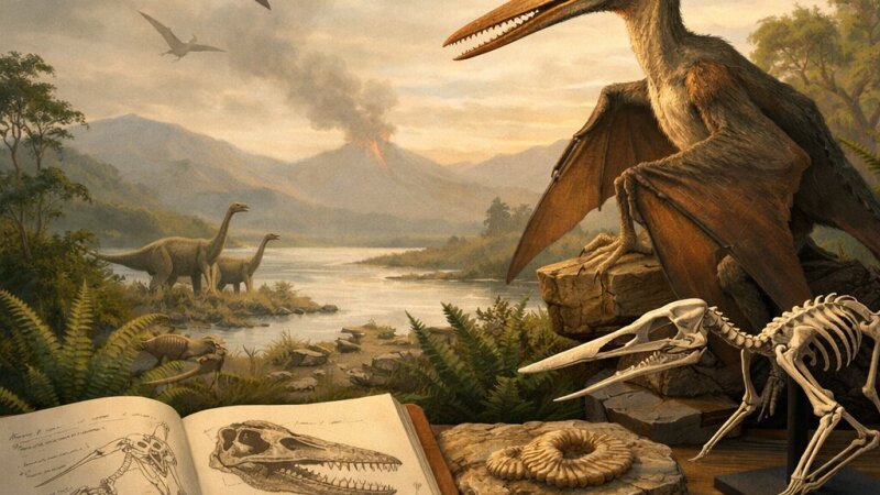 Alles over pterosauriërs: Vliegende reptielen uit het Mesozoïcum