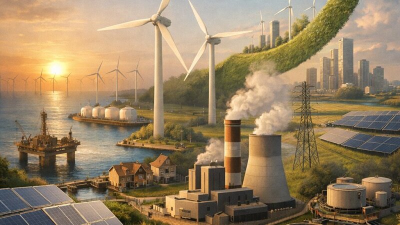 Analyse van de energievoorziening en nutsbedrijven in Nederland