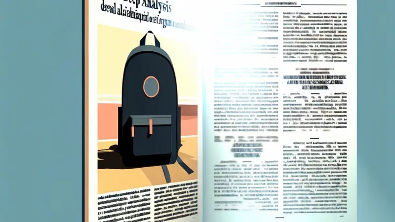 Analyse van 'De Zwarte Rugzak' van Abbing en Van Cleeff