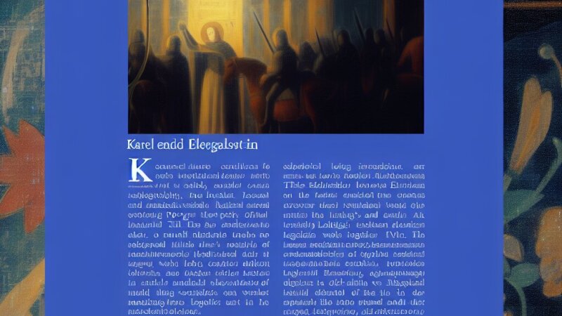 Analyse van Karel ende Elegast: Middeleeuwse Macht en Loyaliteit