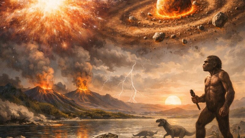 De evolutietheorie: Van het heelal tot het ontstaan van leven op aarde