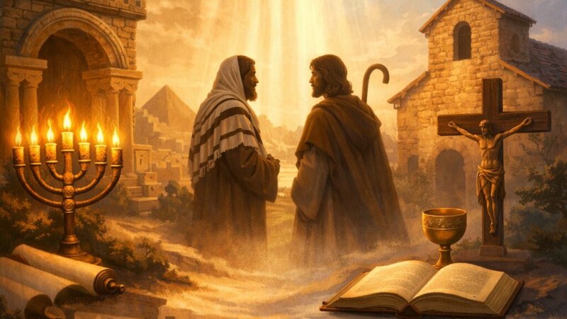De opkomst van jodendom en christendom als eerste monotheïstische religies