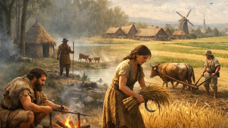 De overgang van jagers-verzamelaars naar landbouw: een historische analyse