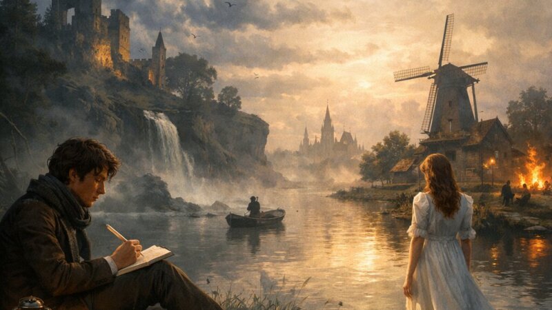 De Romantiek in de literatuur: ontwikkeling en kenmerken uitgelegd