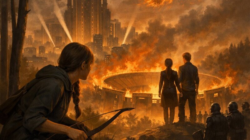 Diepgaande Analyse van Catching Fire: Thema's en Maatschappijbeelden