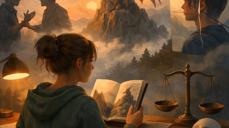 Diepgaande analyse van Dragon Rock door Angela Wright voor middelbare scholen