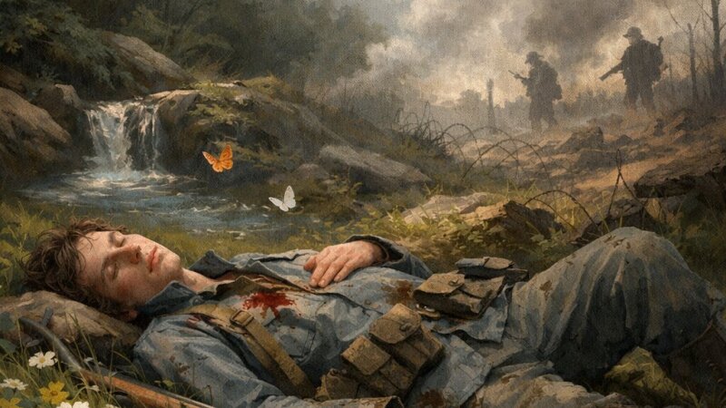 Diepgaande analyse van Rimbauds gedicht Le Dormeur du Val