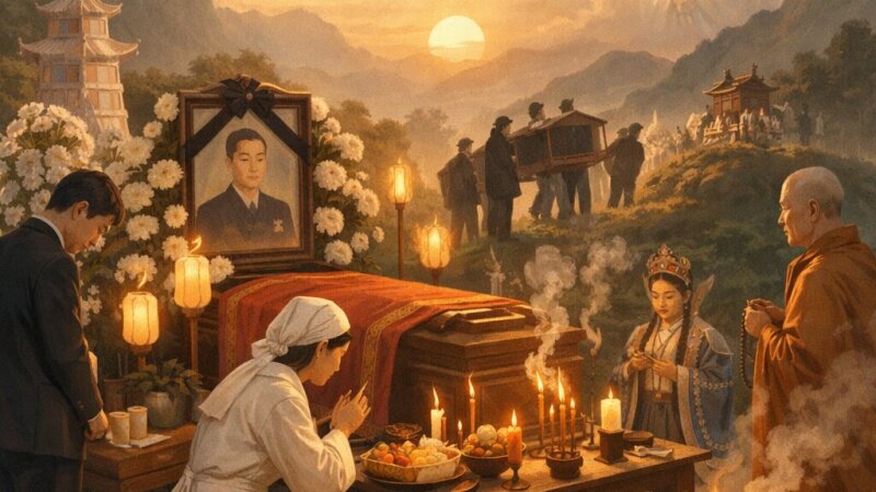 Diepgaande analyse van traditionele begrafenisrituelen in China