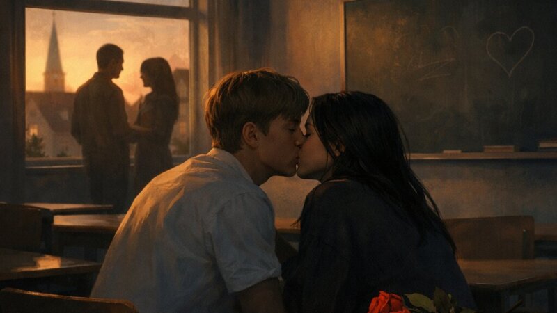 Diepgaande analyse van verboden liefde in 'Küsse nach dem Unterricht' van Fischer