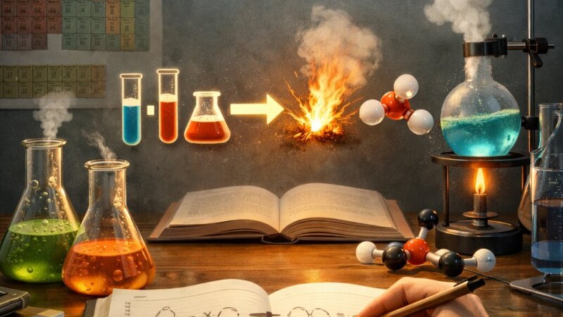 Diepgaande uitleg van chemische reacties uit hoofdstuk 3 chemie
