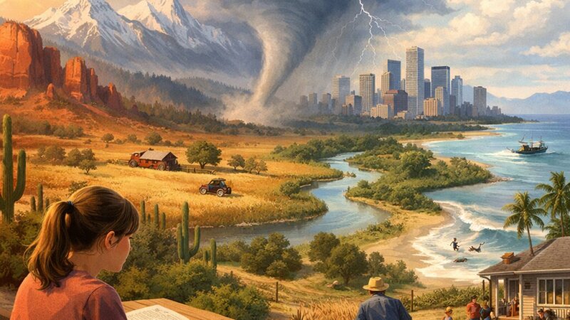 Geografische kenmerken en klimaatinvloeden in de Verenigde Staten uitgelegd