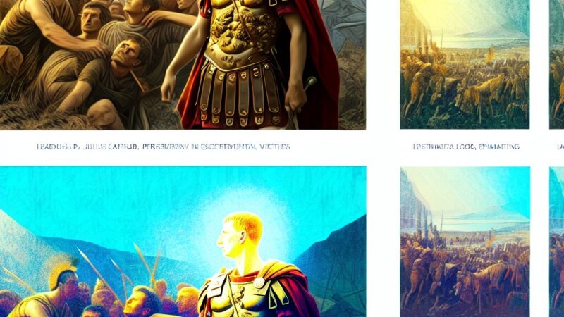 Hoe Julius Caesar zijn legioenen inspireerde tot uitzonderlijke overwinningen