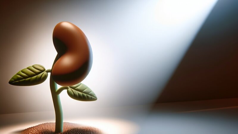 Hoe licht de ontkieming en groei van bruine bonen beïnvloedt