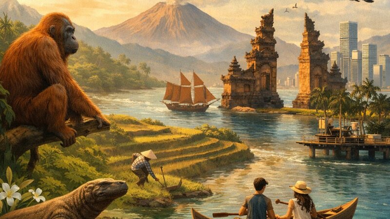 Indonesië: Ontdek de Natuur, Cultuur en Economie van een Unieke Archipel