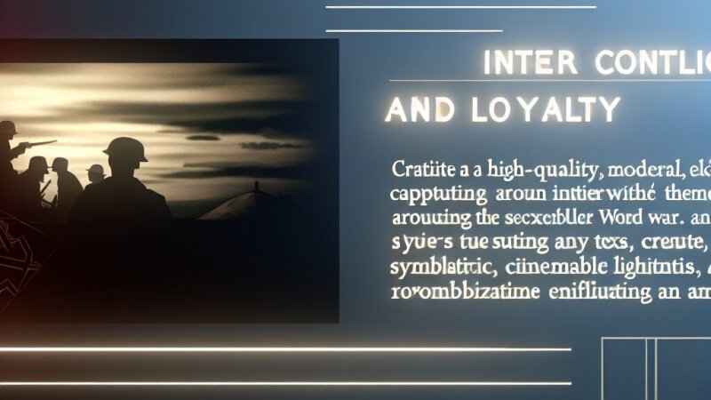 Innerlijk conflict en loyaliteit in Oorlog zonder vrienden van Evert Hartman