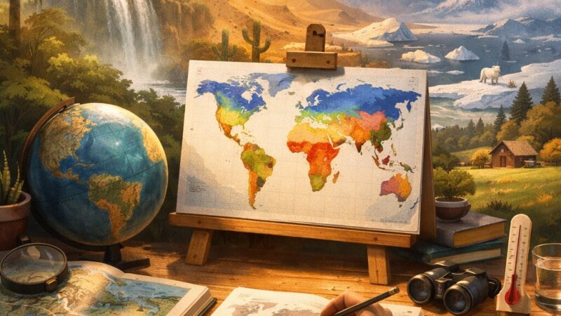 Inzicht in het Köppen klimaatsysteem: Wereldwijde klimaatzones uitgelegd