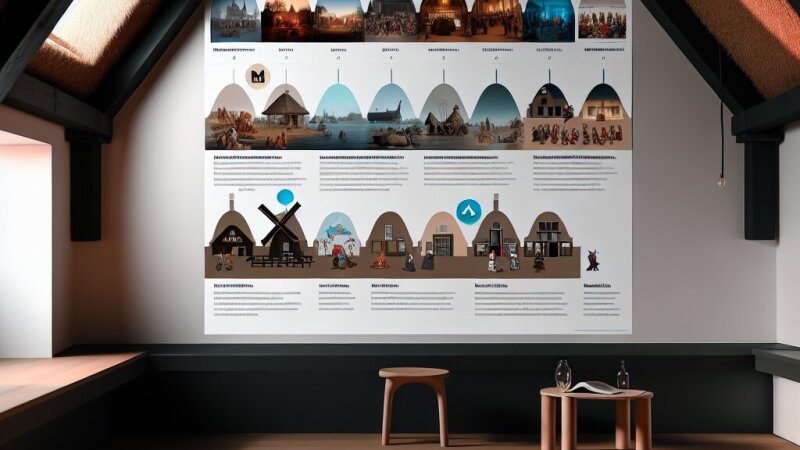 Overzicht van de 10 tijdvakken in de Nederlandse geschiedenis