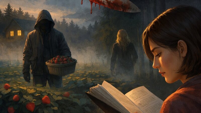 Psychologische thriller De aardbeienplukker van Monika Feth analyseren